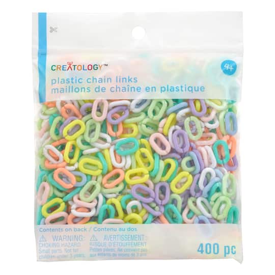 Pastel Plastic Chain Links by Creatology&#x2122;, 400ct.